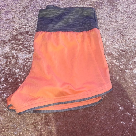 Adidas Women's Orange and Gray Shorts - Picture 5 of 5
